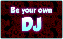 Be your own DJ euipment hire button