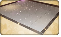 White Starlit LED Dance floor